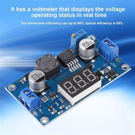 [Type 3] XL6009 DC-DC Adjustable Boost Module 5-40V 4A with Digital Di