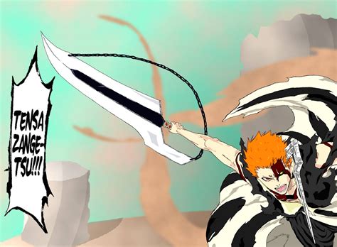 Download Ichigo Bankai Digital Drawing Wallpaper | Wallpapers.com