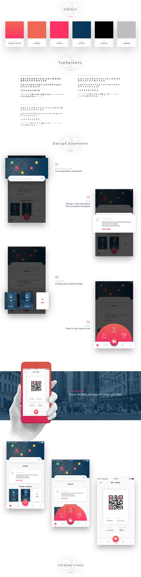 Transit Tracker-APP界面设计