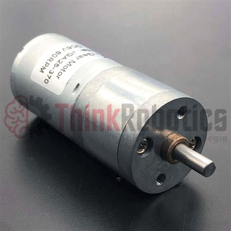 25mm Metal Gear DC Motors by ThinkRobotics | Brushed DC Gearmotors with ...