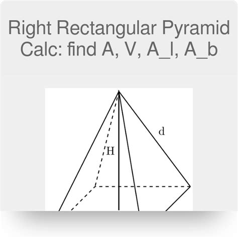 Image result for How to Find Volume of a Rectangular Pyramid