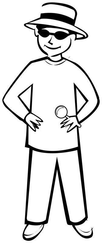 Colorings- people coloring, match referee