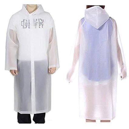 KACOOL Rain Ponchos, Reusable and Portable Raincoat for Adults Women ...