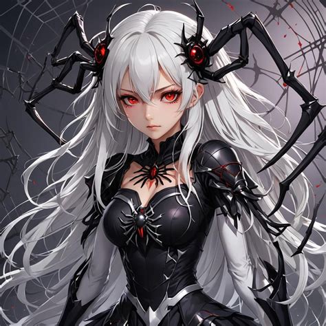 Half Human Half Spider Anime