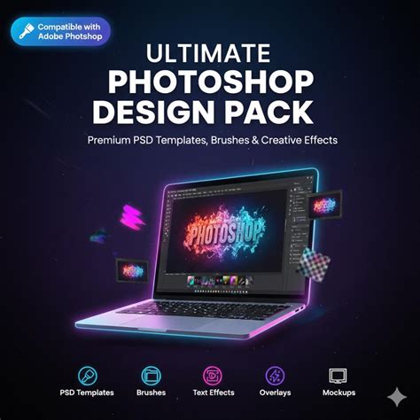 Photoshop Assets Bundle | Overlays, Brushes, Actions & Templates ...