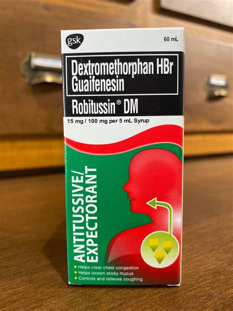 Dextromethorphan Hydrobromide + Guaifenesin (Robitussin DM) 15mg/ 100m – Meds for All