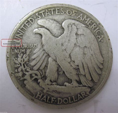 1918 S Silver Walking Liberty Half Dollar (219f)