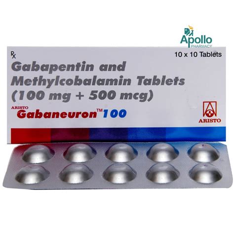 Gabaneuron 100 Tablet 10's Price, Uses, Side Effects, Composition ...