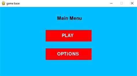 Image result for How to Add a Start Menu On Python Pygame