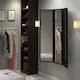 NISSEDAL mirror combination, black, 130x150 cm (511/8x59") - IKEA
