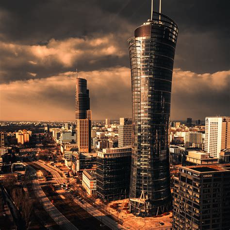 Download wallpaper 3415x3415 city, aerial view, buildings, road ...