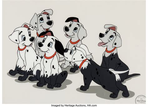 101 Dalmatians "Puppy Disguise" Limited Edition Sericel (Walt | Lot ...