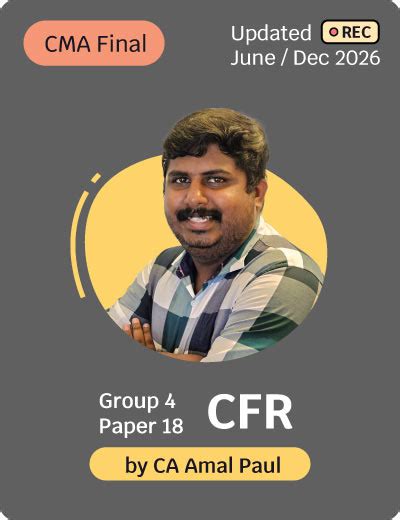 CMA Final - Corporate Financial Reporting | Teacherbro