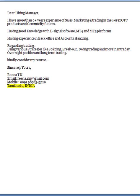 Image result for Job Application Examples/Samples