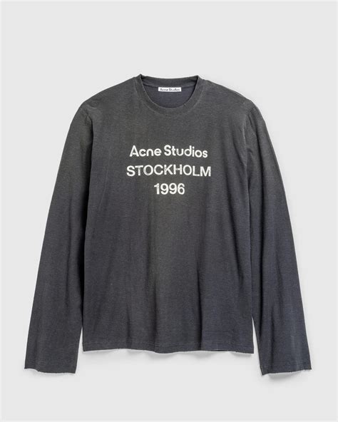 Acne Studios – Logo T-Shirt Faded Black