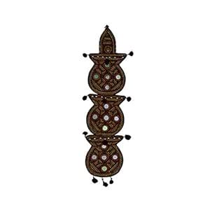 Prash Handicraft Hand Embroidered Letter Holder Wall Hanging : Amazon ...