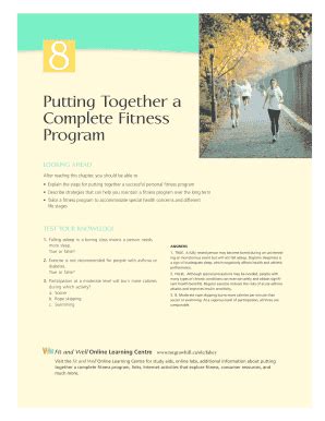 Fillable Online Complete Fitness Fax Email Print - pdfFiller