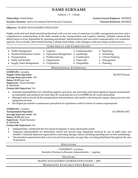 Professional Government Resume Examples in 2 clicks | ResumeGets.com