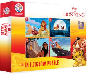 RATNA'S Disney Lion King 4in1 Jigsaw puzzle for Kids (140 Pieces) (2513 ...