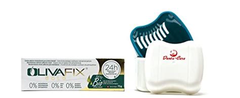 Buy Natural Strong Denture Adhesive Olivafix GOLD Bundle with Dentu ...