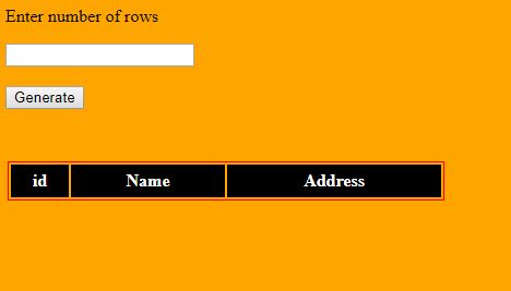 Image result for JavaScript Add Rows to Table Dynamically
