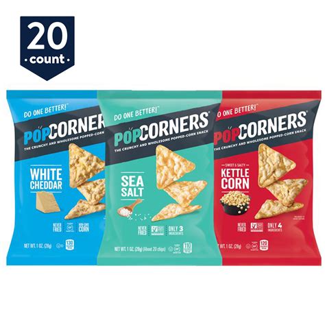 Buy PopCorners Popped Corn Snacks, 3 Flavor Variety Pack Chips Gluten ...