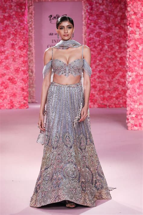 Dolly J - Charlotte Lilac Lehenga Set - Elahe