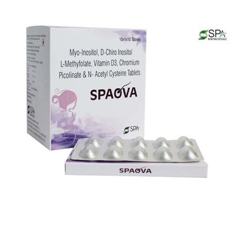 SPAOVA Tablets Saturn Formulations Pvt. Ltd.