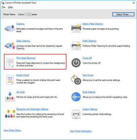Image result for Canon Print Alignment