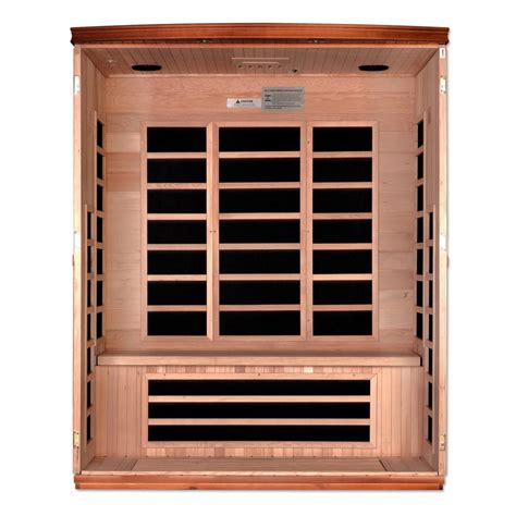 Premium Dynamic Lugano 3-Person Infrared Sauna