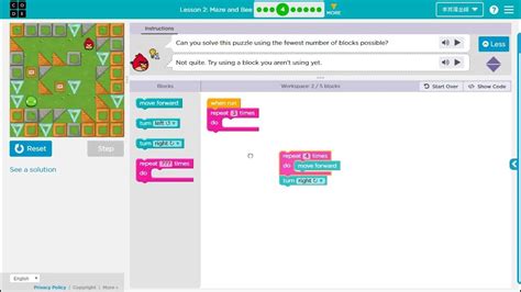 Code.org Lesson 26 Level 8 的图像结果