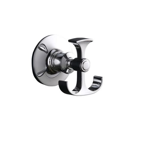 KOHLER Archer Polished Chrome Double-Hook Towel Hook at Lowes.com