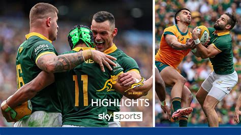 Australia vs South Africa: Rugby Championship highlights | Rugby Union ...