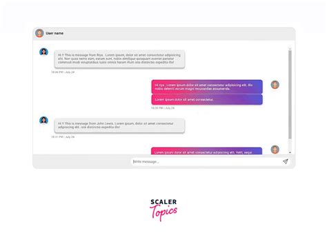 Image result for JavaScript Chat Interface