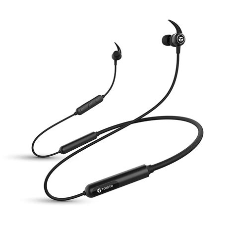 Toreto Alpha Pro Wireless Bluetooth Neckband Headset with upto 90Hrs P ...