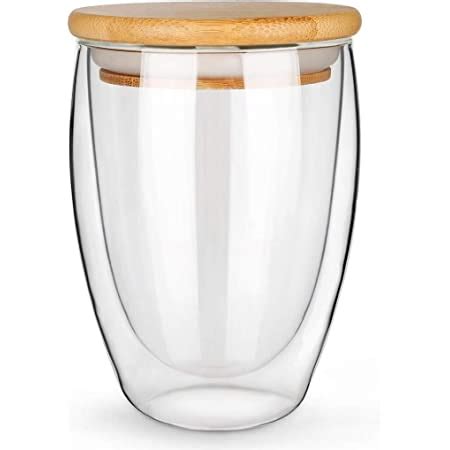 Buy PrimeWorld Dishwasher and Microwave Safe Glass Coffee Mug with Lid ...