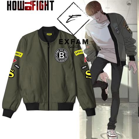 Jual Jaket Bomber Taehoon How To Fight Manhwa Comics | Shopee Indonesia
