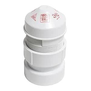 Oatey, 1.5-2", White 39016 Air Admittance Valve with Straight PVC ...