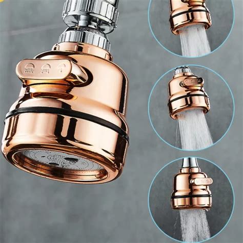 Buy ZAP Rose Gold 360' Changer/Kitchen Faucet Spray Head Tap Head 3 ...