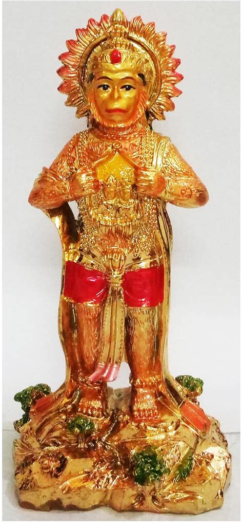 Buy Lord Hanuman Showing Ram Sita in His Chest by Tearing (12 cm ...