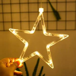 Dankhra 12 Stars LED Diwali Lights Curtain String Lights Window Curtain ...