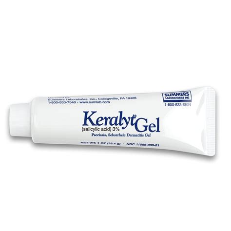 Amazon.com: Keralyt 3% Salicylic Acid Gel - Exfoliating Moisturizing ...