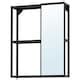 ENHET mirror cabinet, anthracite, 60x17x75 cm (235/8x63/4x291/2") - IKEA
