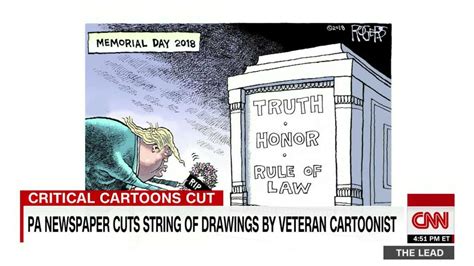 Why does a Pittsburgh newspaper keep killing cartoons making fun of Trump? - CNN Video