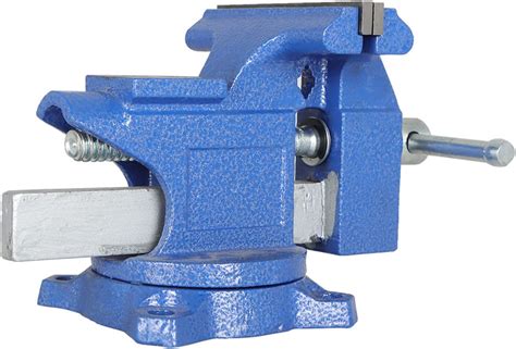 Buy findmall 4-1/2 Inch Bench Vise, Swivel Base Bench, Heavy-Duty ...
