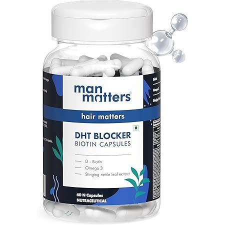 Neuherbs Plant Based Hair Biotin 10000mcg Supplement with DHT-Blocker ...
