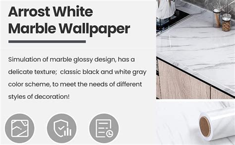 AOXITO®Self-Adhesive Kitchen Wallpaper, PVC 3D Wall Sticker Oil Proof ...