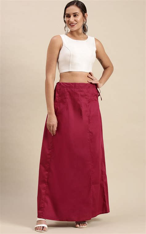 Premium Petticoat - Sangria Rose – Varnnathara