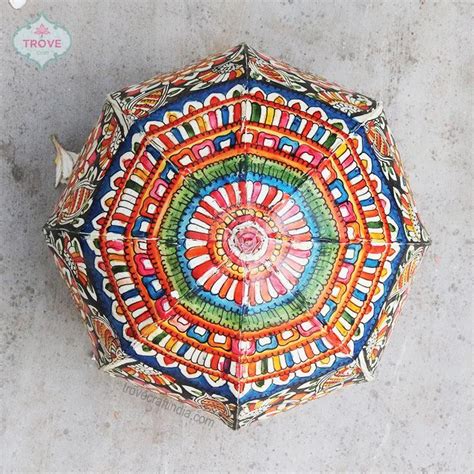 Hand-painted in Tholu Bommalata style - GLOBE Lampshade – Trove Craft India