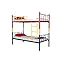 Royal Interiors Parsons Queen + Single Twin Over Twin Metal Bunk Beds ...